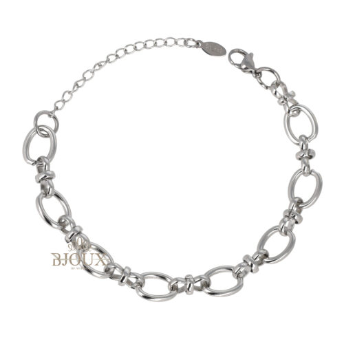 Bracciale Catena Ovale in Acciaio