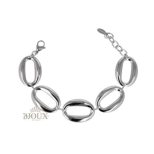 Bracciale Catena Maxi Ovale in Acciaio