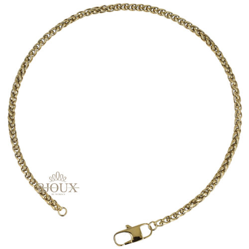 Collana Catena Intrecciata in Acciaio