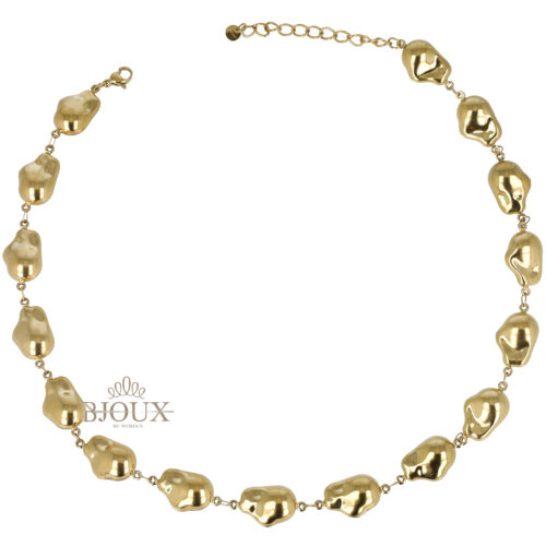 Collana Catena Maglie Irregolari in Acciaio