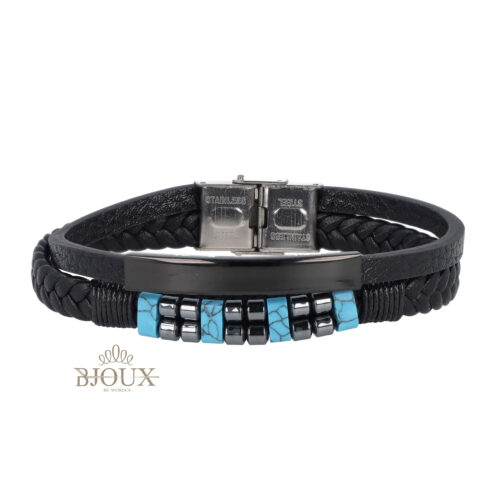 Bracciale Uomo Stone Leather