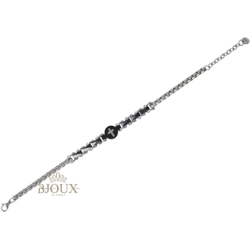 Bracciale Uomo Croce Steel