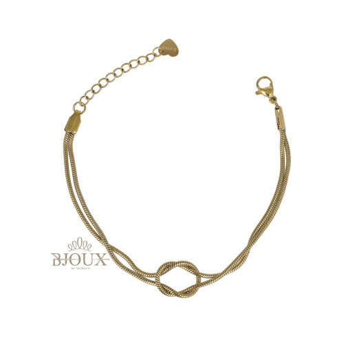 Bracciale Snake Nodo in Acciaio