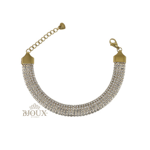 Bracciale Zirconi in Acciaio