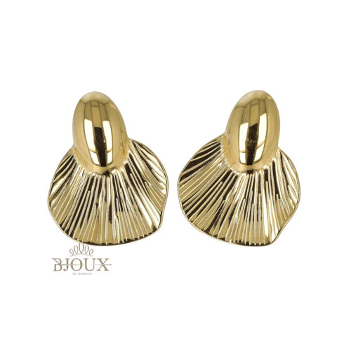 Orecchini Ventaglio in Acciaio