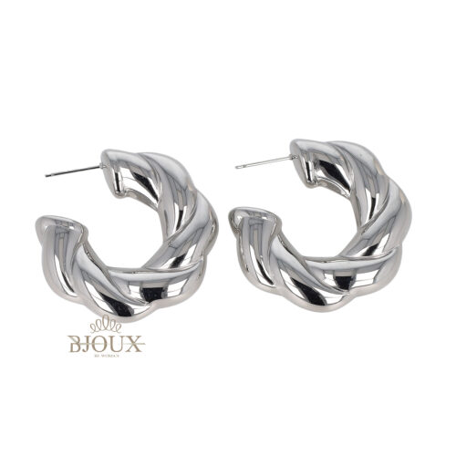 Orecchini Cerchio Maxi Intrecciati