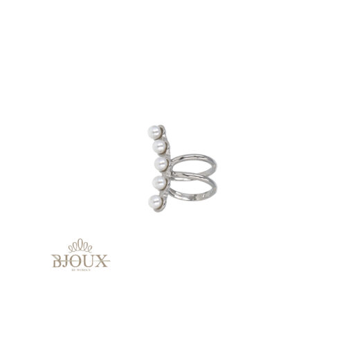 Ear Cuff Doppio con Perle
