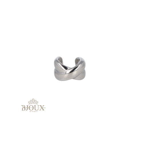 Orecchino Ear Cuff Nodo in Acciaio