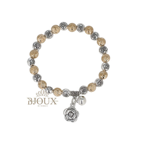 Bracciale di rose gold con ciondoli