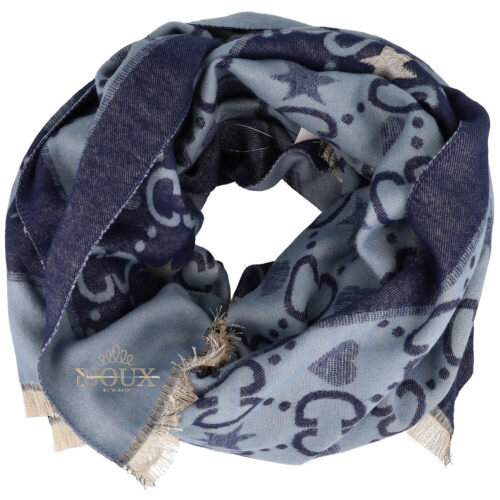 Sciarpa donna Star Infinity Blu