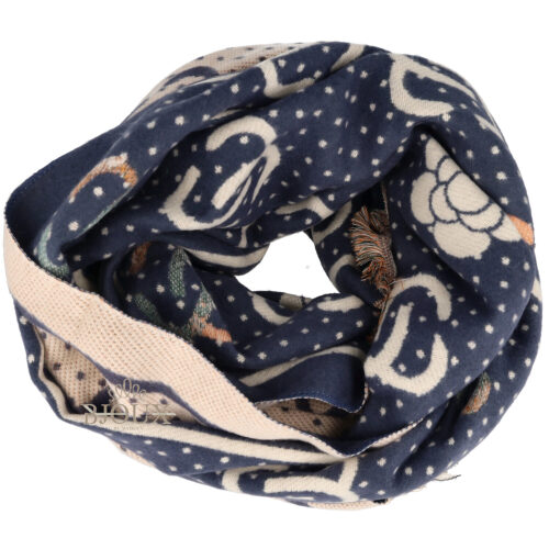 Sciarpa donna Infinity Blu