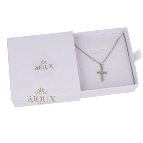 Confezione Regalo Donna Collana Crocetta Strass