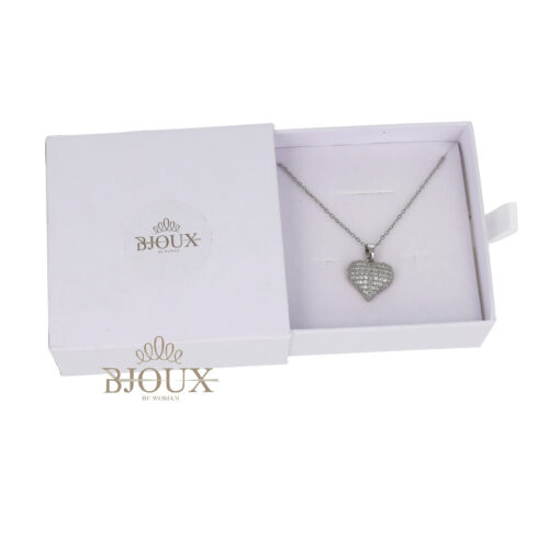 Confezione Regalo Donna Collana Cuore Brillante