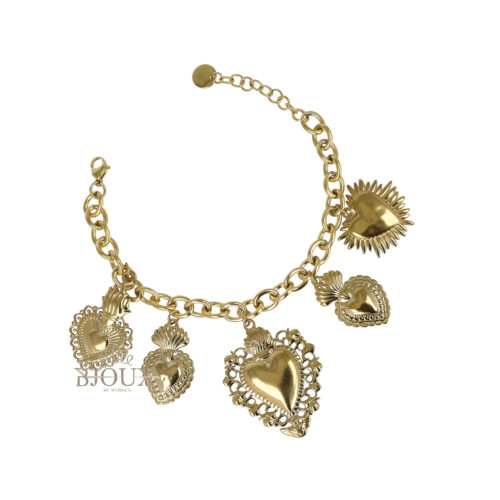 Bracciale Cuori Sacri A Catena