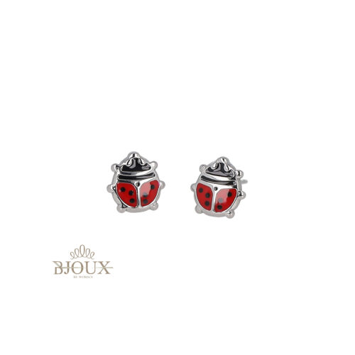 Orecchini Coccinella Smaltata