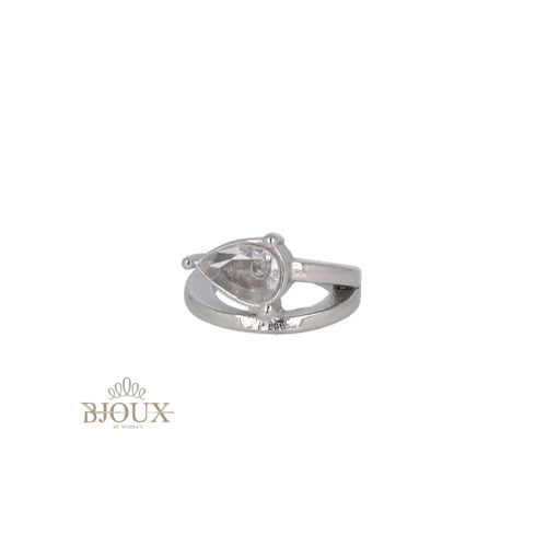 Orecchino Earcuff con Zircone a Goccia