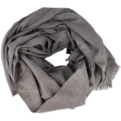 Sciarpa Pura Viscosa Grigio
