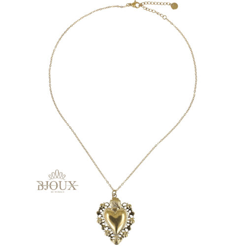 Collana Luce Celeste Acciaio Gold