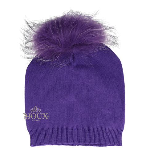 Cappello donna Soft Pom Violet