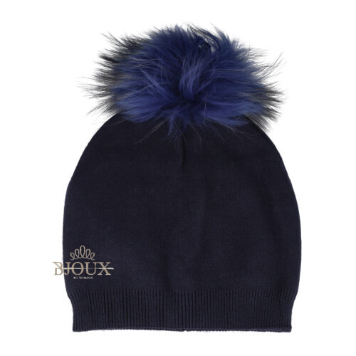Cappello donna Soft Pom Blue
