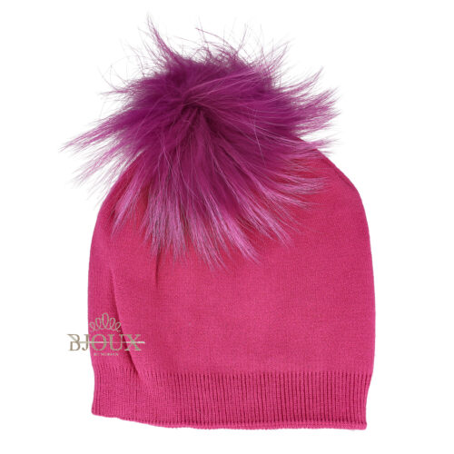 Cappello donna Soft Pom Fuxia
