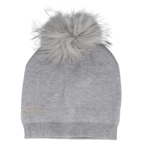 Cappello donna Soft Pom Grey