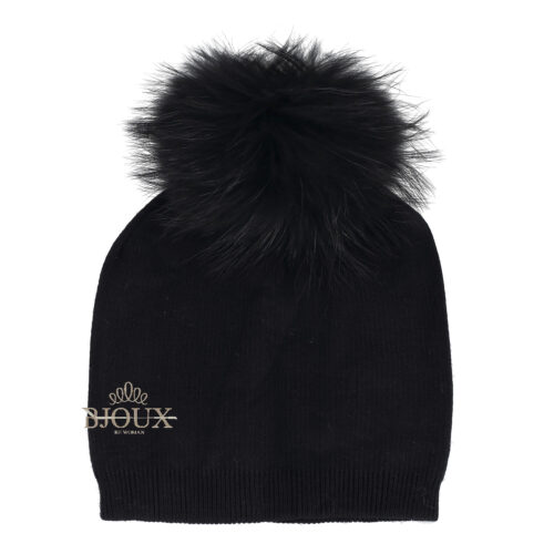 Cappello donna Soft Pom Nero