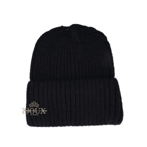 Cappello Cuffia Simple Nero