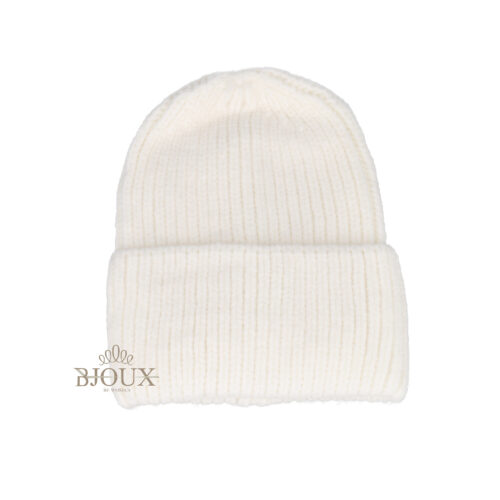 Cappello Cuffia Simple Bianco