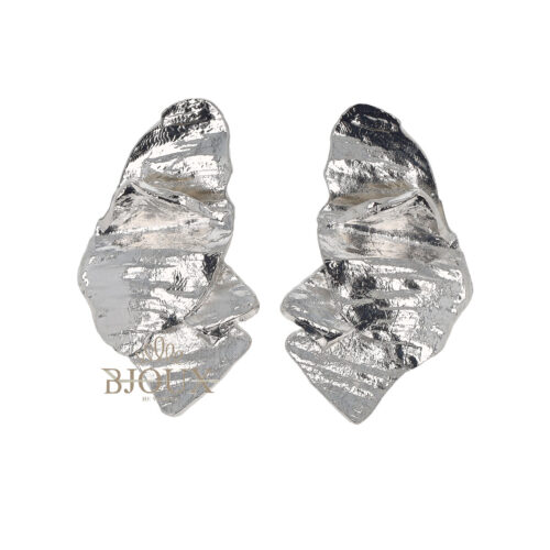 Orecchini in ottone forma geometrica