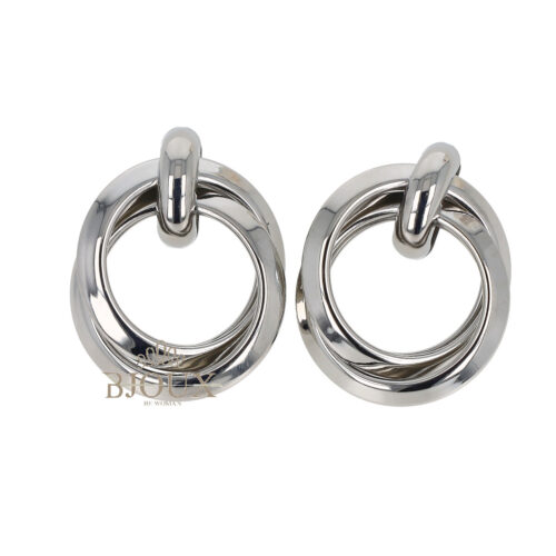 Orecchini pendenti hoops in ottone