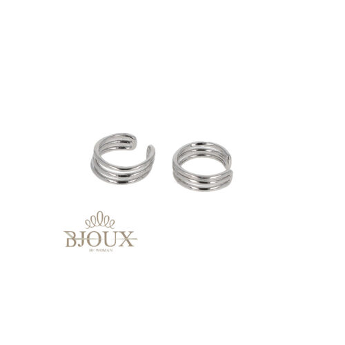 Orecchini earcuffs in ottone dipinto