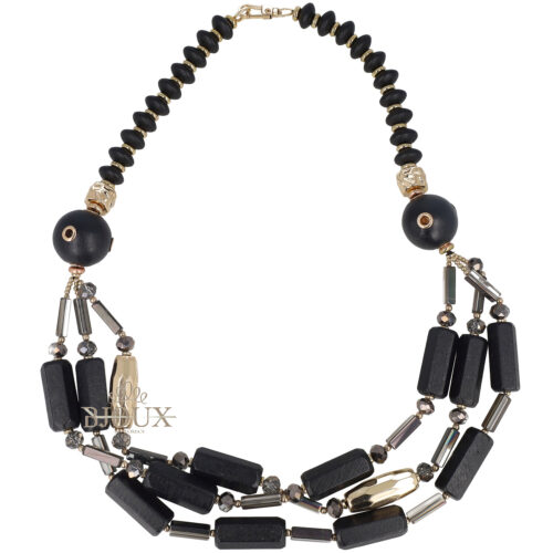 Collana Black Stone