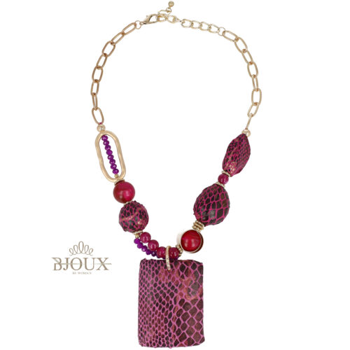 Collana Python Fucsia