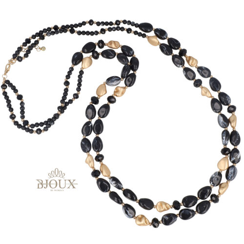 Collana Doppia Nera