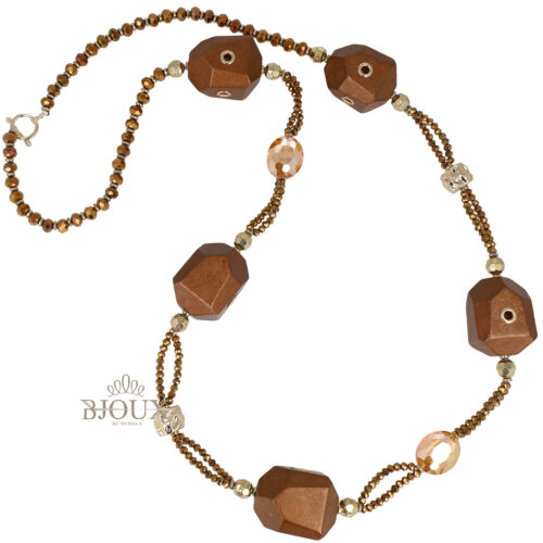Collana Brown Cube