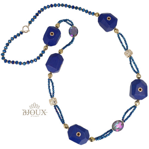 Collana Blue Cube