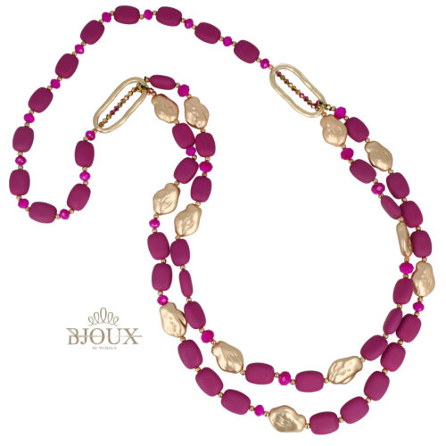 Collana Fucsia Shine