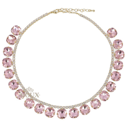 Collana Crystal Brillante Rosa