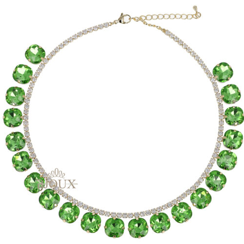 Collana Crystal Brillante Verde