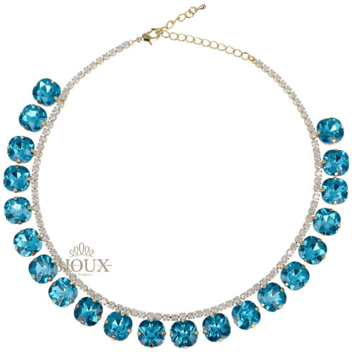 Collana Crystal Brillante Turchese