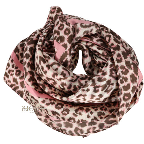 Foulard donna Leopard Love Pink