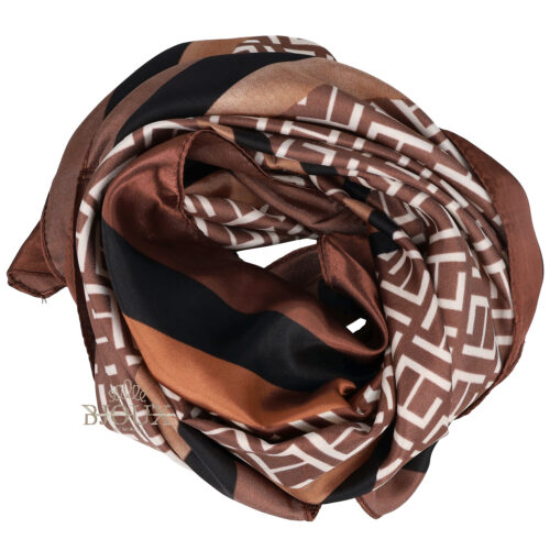 Foulard donna Grafismo Brown