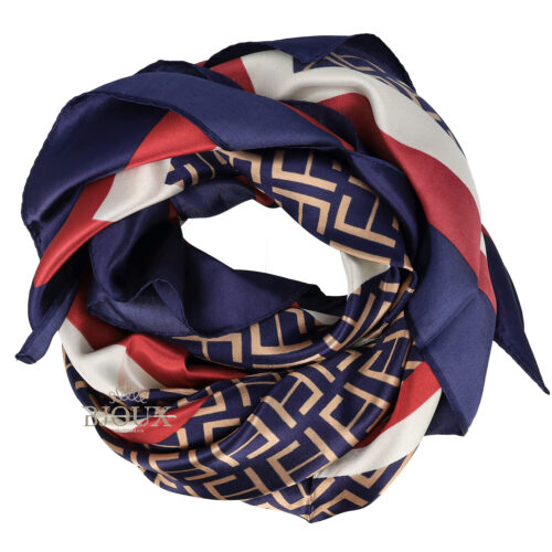 Foulard donna Grafismo Blu