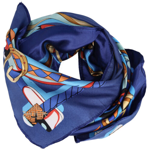 Foulard donna Luxe Ribbon Blu