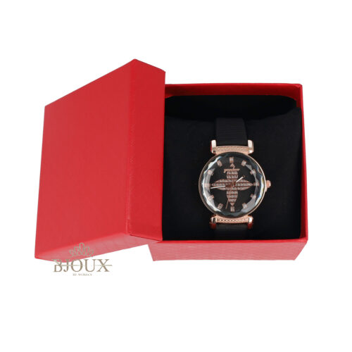 Orologio Black Flower