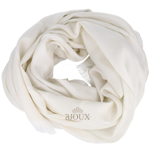 Foulard Sciarpa Shine Mood Bianco