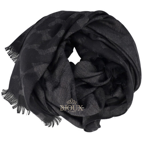 Foulard Sciarpa Fantasie Luccicanti Black