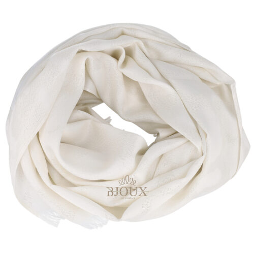 Foulard Sciarpa Fantasie Luccicanti White