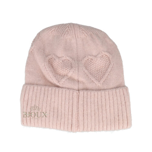 Cappello donna Maglia Cuore Pink